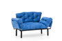 Atelier Del Sofa Nitta - Sofá-Cama de 2 Plazas Azul
